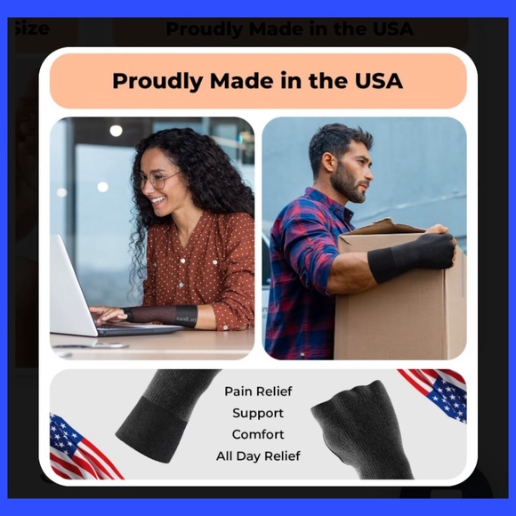 2 SET- COMPRESSION WRIST SLEEVES - Picture 5 of 7